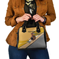 Personalized Cool Turkey Bowling Shoulder Handbag with Sunglasses Pins - Wonder Print Shop