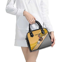 Personalized Cool Turkey Bowling Shoulder Handbag with Sunglasses Pins - Wonder Print Shop