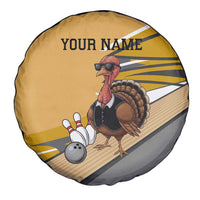 Personalized Cool Turkey Bowling Spare Tire Cover with Sunglasses Pins - Wonder Print Shop