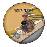 Personalized Cool Turkey Bowling Spare Tire Cover with Sunglasses Pins - Wonder Print Shop
