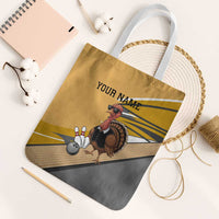 Personalized Cool Turkey Bowling Tote Bag with Sunglasses Pins - Wonder Print Shop