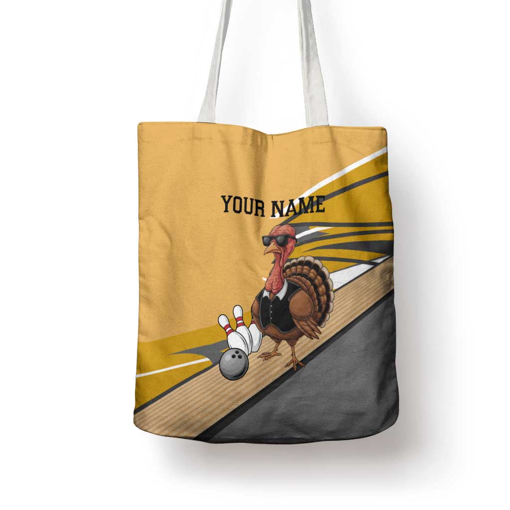 Personalized Cool Turkey Bowling Tote Bag with Sunglasses Pins - Wonder Print Shop