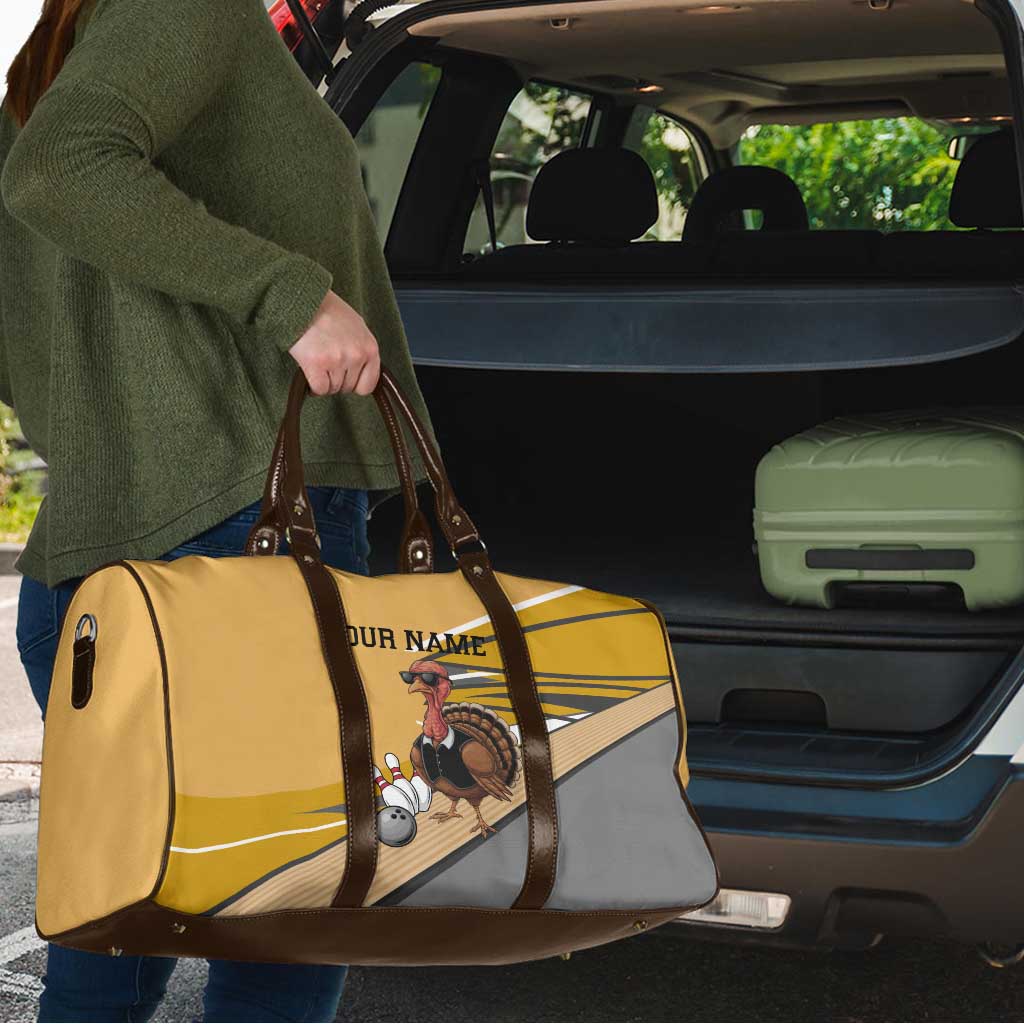 Personalized Cool Turkey Bowling Travel Bag with Sunglasses Pins - Wonder Print Shop