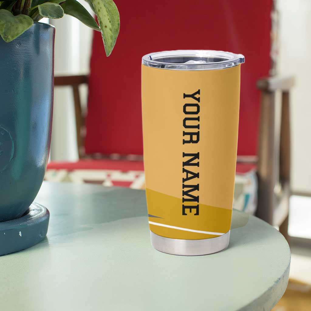 Personalized Cool Turkey Bowling Tumbler Cup with Sunglasses Pins - Wonder Print Shop