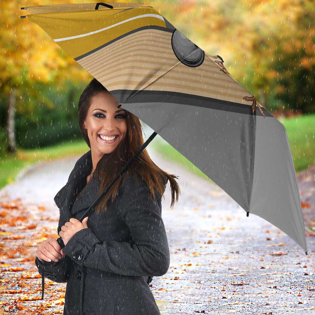 Personalized Cool Turkey Bowling Umbrella with Sunglasses Pins - Wonder Print Shop