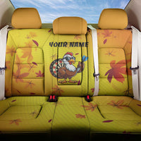 Personalized Funny Turkey Darts Back Car Seat Cover with Sunglasses Dartboard - Wonder Print Shop