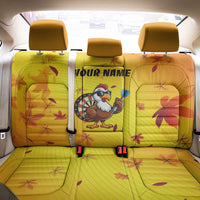 Personalized Funny Turkey Darts Back Car Seat Cover with Sunglasses Dartboard - Wonder Print Shop