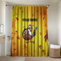Personalized Funny Turkey Darts Bathroom Set with Sunglasses Dartboard - Wonder Print Shop