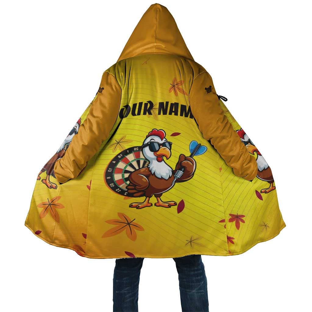 Personalized Funny Turkey Darts Cloak with Sunglasses Dartboard - Wonder Print Shop