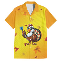 Personalized Funny Turkey Darts Family Matching Summer Maxi Dress and Hawaiian Shirt with Sunglasses Dartboard - Wonder Print Shop