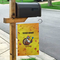 Personalized Funny Turkey Darts Garden Flag with Sunglasses Dartboard - Wonder Print Shop