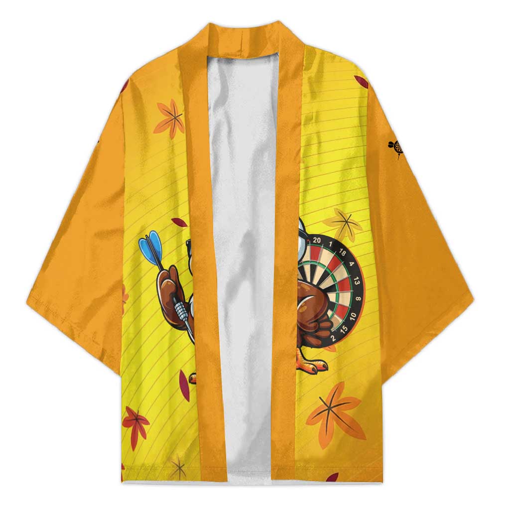 Personalized Funny Turkey Darts Kimono with Sunglasses Dartboard - Wonder Print Shop