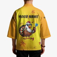 Personalized Funny Turkey Darts Kimono with Sunglasses Dartboard - Wonder Print Shop