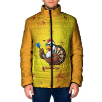 Personalized Funny Turkey Darts Padded Jacket with Sunglasses Dartboard - Wonder Print Shop