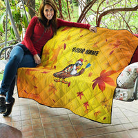 Personalized Funny Turkey Darts Quilt with Sunglasses Dartboard - Wonder Print Shop