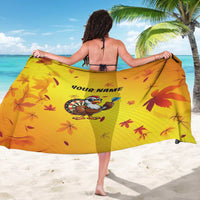Personalized Funny Turkey Darts Sarong with Sunglasses Dartboard - Wonder Print Shop