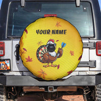 Personalized Funny Turkey Darts Spare Tire Cover with Sunglasses Dartboard - Wonder Print Shop