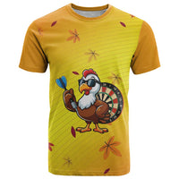 Personalized Funny Turkey Darts T Shirt with Sunglasses Dartboard - Wonder Print Shop