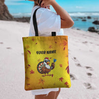 Personalized Funny Turkey Darts Tote Bag with Sunglasses Dartboard - Wonder Print Shop