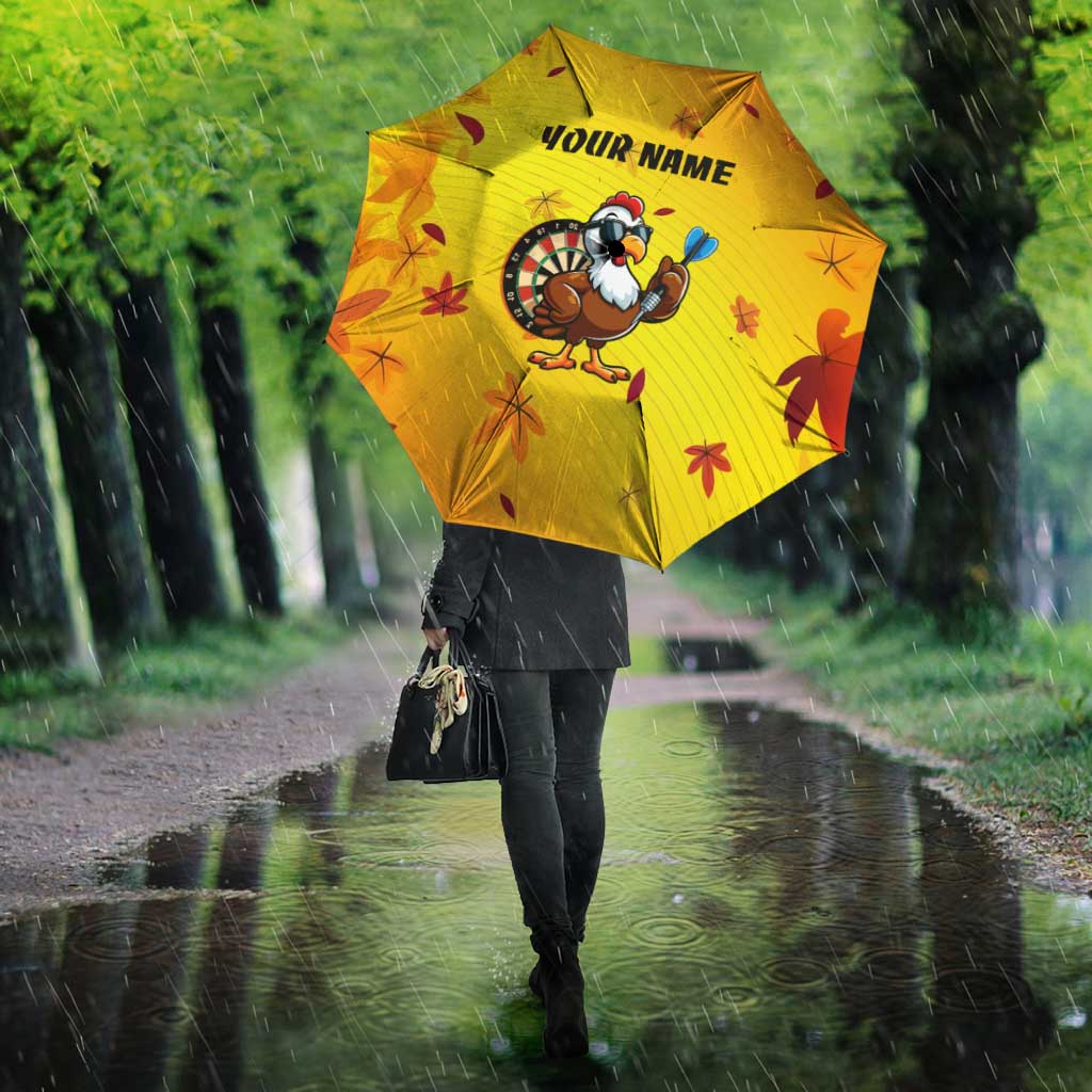 Personalized Funny Turkey Darts Umbrella with Sunglasses Dartboard - Wonder Print Shop