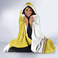 Personalized Funny Turkey Bowling Hooded Blanket with Cool Sunglasses Pins Yellow and White - Wonder Print Shop