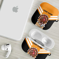 Personalized Funny Turkey Bowling AirPods Case with Cartoon Pins Thanksgiving - Wonder Print Shop