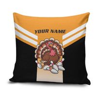 Personalized Funny Turkey Bowling Pillow Cover with Cartoon Pins Thanksgiving - Wonder Print Shop
