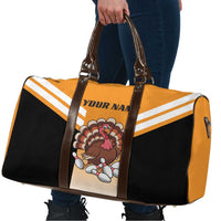 Personalized Funny Turkey Bowling Travel Bag with Cartoon Pins Thanksgiving - Wonder Print Shop