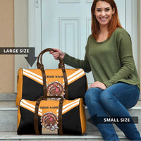 Personalized Funny Turkey Bowling Travel Bag with Cartoon Pins Thanksgiving - Wonder Print Shop