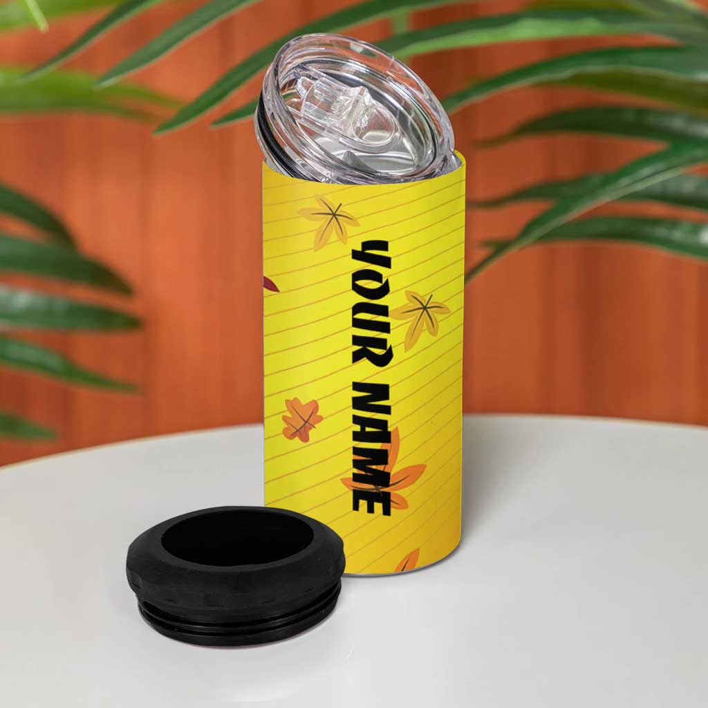 Personalized Funny Turkey Billiards 4 in 1 Can Cooler Tumbler with Pool Cue and Balls Thanksgiving Design - Wonder Print Shop