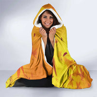 Personalized Funny Turkey Billiards Hooded Blanket with Pool Cue and Balls Thanksgiving Design - Wonder Print Shop