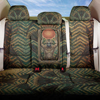Khepri Back Car Seat Cover Ancient Egyptian Chevron, Scarab Ankh and Winged Khepri Guardian Motif - Wonder Print Shop