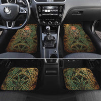 Khepri Car Mats Ancient Egyptian Chevron, Scarab Ankh and Winged Khepri Guardian Motif - Wonder Print Shop