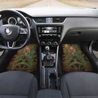 Khepri Car Mats Ancient Egyptian Chevron, Scarab Ankh and Winged Khepri Guardian Motif - Wonder Print Shop