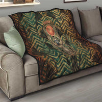 Khepri Quilt Ancient Egyptian Chevron, Scarab Ankh and Winged Khepri Guardian Motif - Wonder Print Shop