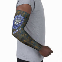 Khepri Ancient Egyptian Arm Sleeves Dark Hieroglyphic, Blue Lotus Eye Symbol, and Winged Scarab Resurrection - Wonder Print Shop