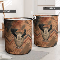 Khnum Laundry Basket Ancient Egyptian Earthy Cracked Papyrus - Divine Potter - Wonder Print Shop