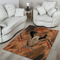 Khnum Area Rug Ancient Egyptian Earthy Cracked Papyrus - Divine Potter - Wonder Print Shop