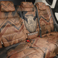 Khnum Back Car Seat Cover Ancient Egyptian Earthy Cracked Papyrus - Divine Potter - Wonder Print Shop