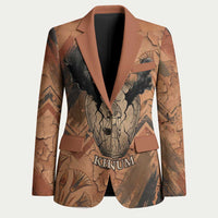 Khnum Blazer Ancient Egyptian Earthy Cracked Papyrus - Divine Potter - Wonder Print Shop