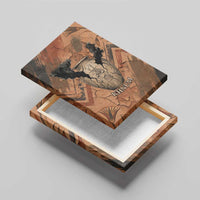 Khnum Canvas Wall Art Ancient Egyptian Earthy Cracked Papyrus - Divine Potter - Wonder Print Shop