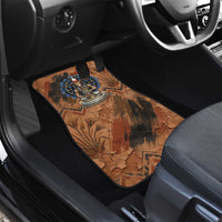 Khnum Car Mats Ancient Egyptian Earthy Cracked Papyrus - Divine Potter - Wonder Print Shop
