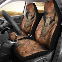 Khnum Car Seat Cover Ancient Egyptian Earthy Cracked Papyrus - Divine Potter - Wonder Print Shop