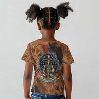 Khnum Kid T shirt Ancient Egyptian Earthy Cracked Papyrus - Divine Potter - Wonder Print Shop