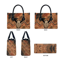 Khnum Leather Bag Ancient Egyptian Earthy Cracked Papyrus - Divine Potter - Wonder Print Shop