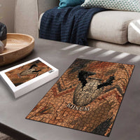 Khnum Puzzle Ancient Egyptian Earthy Cracked Papyrus - Divine Potter - Wonder Print Shop
