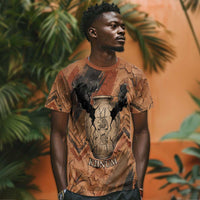 Khnum T shirt Ancient Egyptian Earthy Cracked Papyrus - Divine Potter - Wonder Print Shop