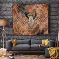 Khnum Tapestry Ancient Egyptian Earthy Cracked Papyrus - Divine Potter - Wonder Print Shop