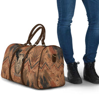 Khnum Travel Bag Ancient Egyptian Earthy Cracked Papyrus - Divine Potter - Wonder Print Shop