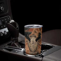 Khnum Tumbler Cup Ancient Egyptian Earthy Cracked Papyrus - Divine Potter - Wonder Print Shop